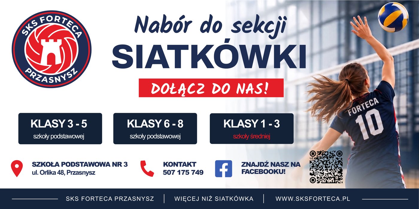 SKS Forteca recruitment banner