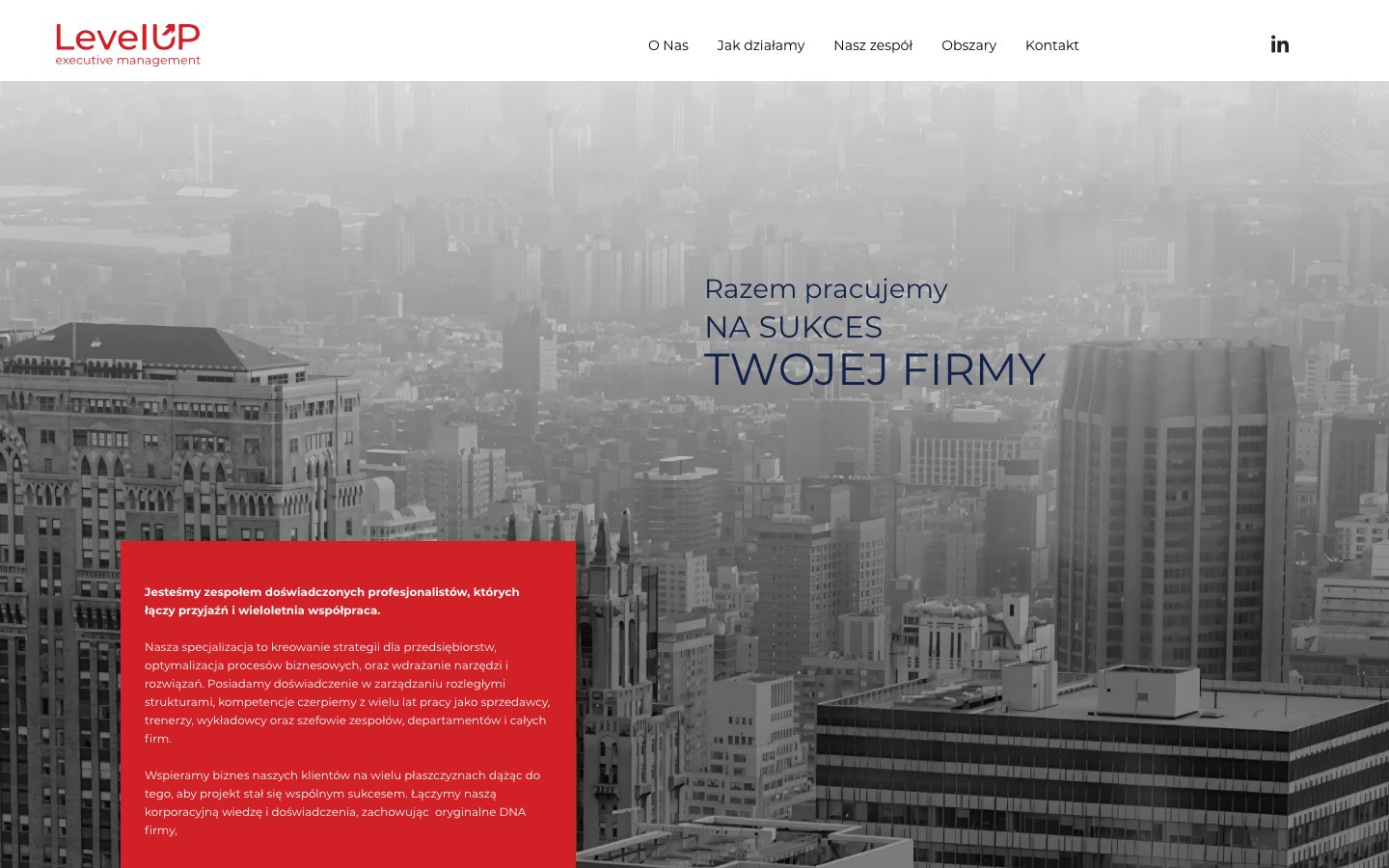 levelupexm.pl homepage